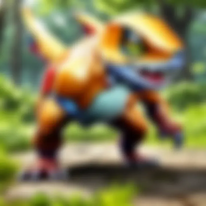 A trainer preparing to catch a rare Pokemon with tools