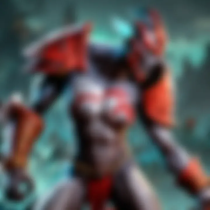 Competition scene showcasing intense gaming action