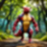 A vibrant Pokémon Go interface showcasing XP gain.