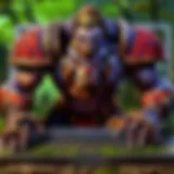 A laptop displaying Dota gameplay with performance metrics