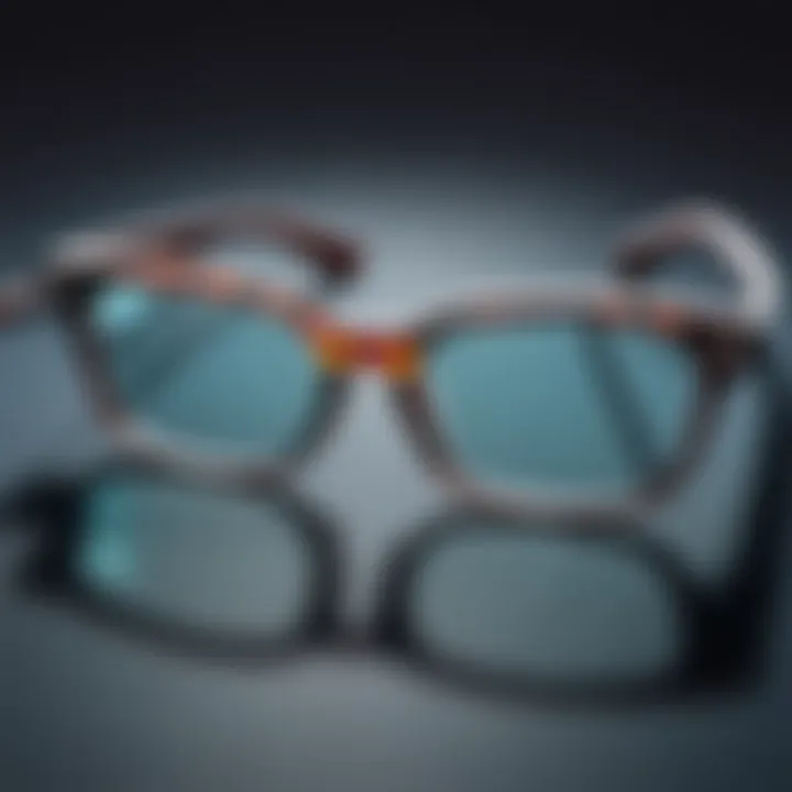 Stylish and ergonomic gaming glasses design