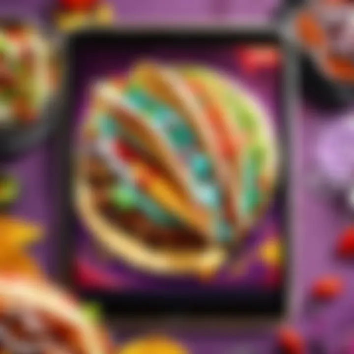 Close-up of promotional offers displayed on the Taco Bell app