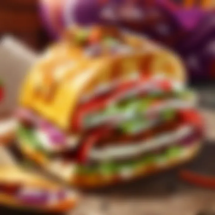 Illustration depicting common technical issues experienced by Taco Bell app users