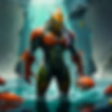 Innovative technology used in aquaculture, highlighting automated systems for monitoring water quality.