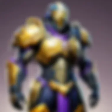 Technological Augmented Armor for Apex Legends Character