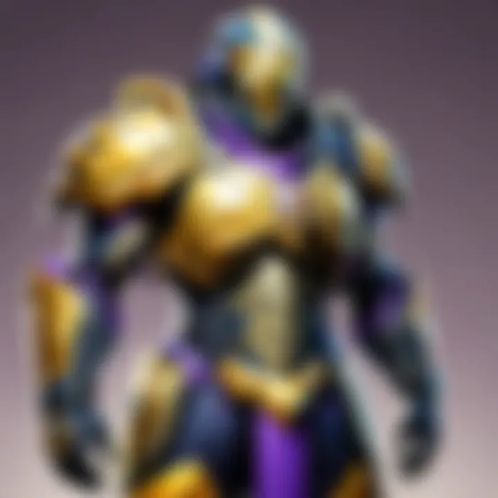 Technological Augmented Armor for Apex Legends Character