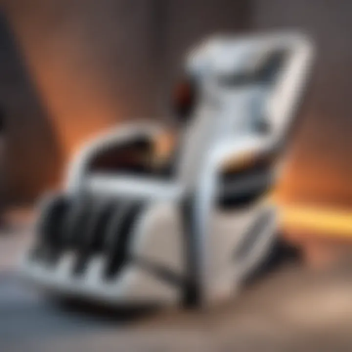 Ergonomic design of a gaming massage chair