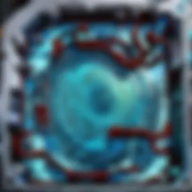 Detailed layout of a custom water cooling loop for enhanced GPU performance