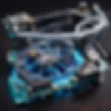 Innovative GPU water cooling system showcasing superior design and efficiency