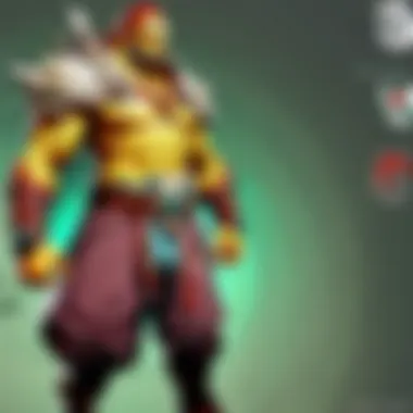 An artistic portrayal of player dynamics influenced by the concept of duti