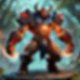 Hero showcasing bounce ability in Dota