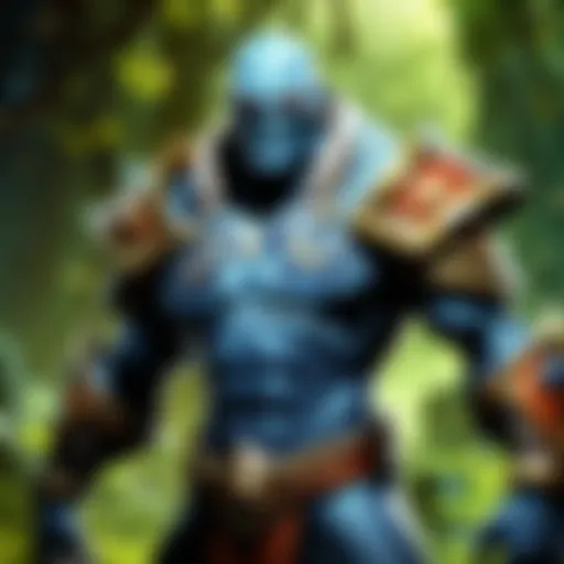 A powerful character embodying the essence of undying in Dota 2