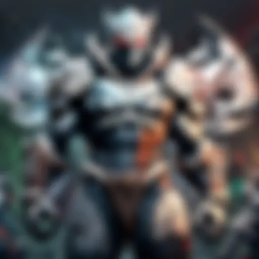 A strategic team meeting among esports players discussing game tactics