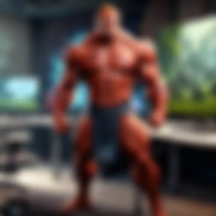 Cutting-Edge Training Environment for Esports Professionals A training setup showcasing advanced gaming equipment and technology