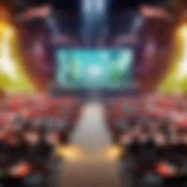 Esports arena filled with enthusiastic fans