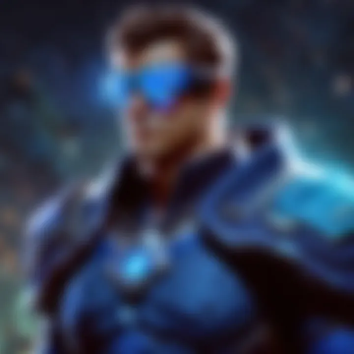 Gamer wearing blue light glasses while playing