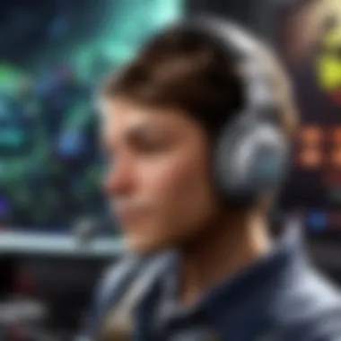 Visual comparison of a clean versus dirty gaming headset