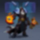 Strategy diagram showcasing deck synergy in Dota gameplay