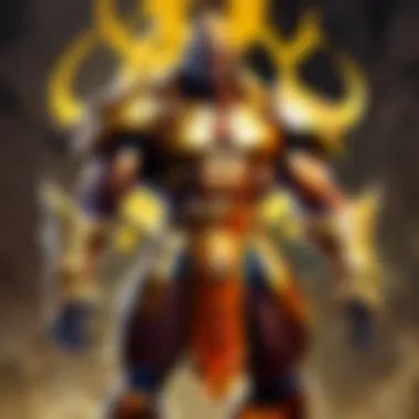 A creative representation of strategic itemization influenced by alchemical concepts in Dota.