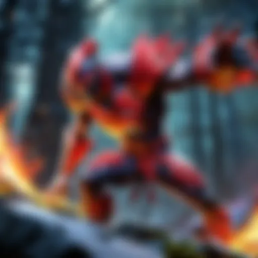 Dota player focused on the screen in an intense gaming session