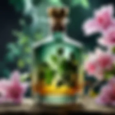 Visual representation of alcohol-free fragrance options