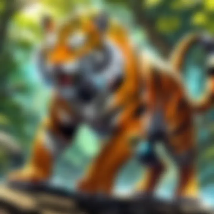 Thunderous Electric Tiger Pokemon Card