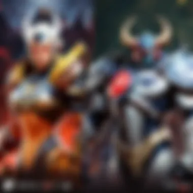 Visual representation of champion synergy within team compositions