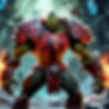 Gaming smartphone showcasing intense FPS gameplay