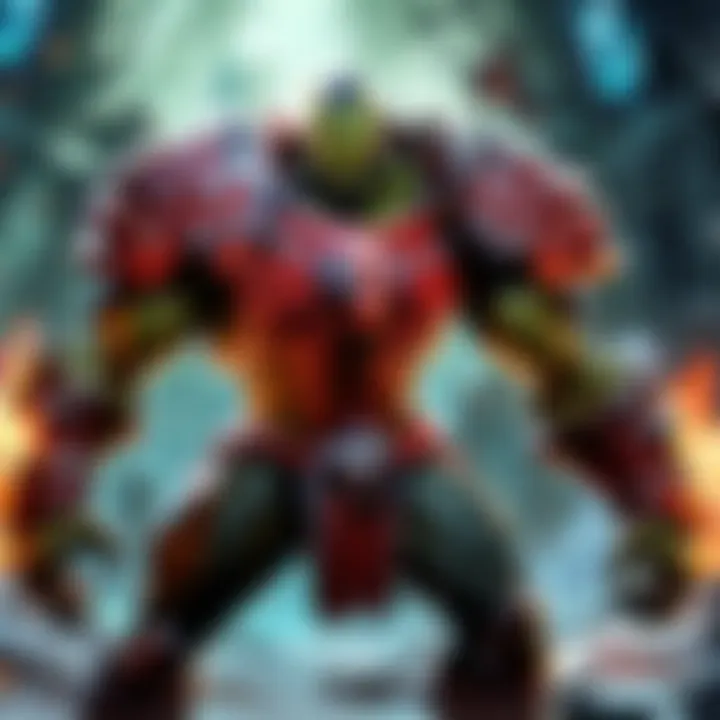 Gaming smartphone showcasing intense FPS gameplay