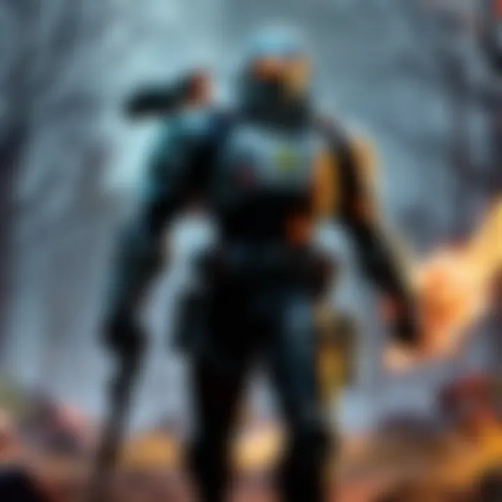 Strategic planning and intense combat in a mobile FPS game