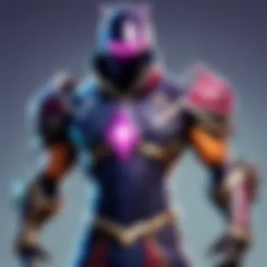 Creative depiction of Fortnite skins transforming in-game characters