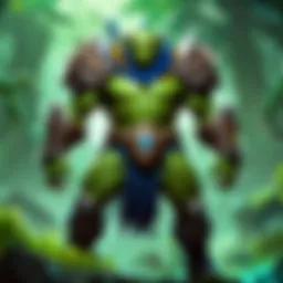 A strategic board showing Dota heroes and their abilities