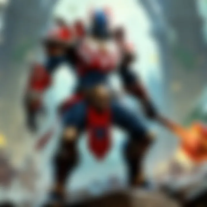 A victorious player celebrating a Dota match win