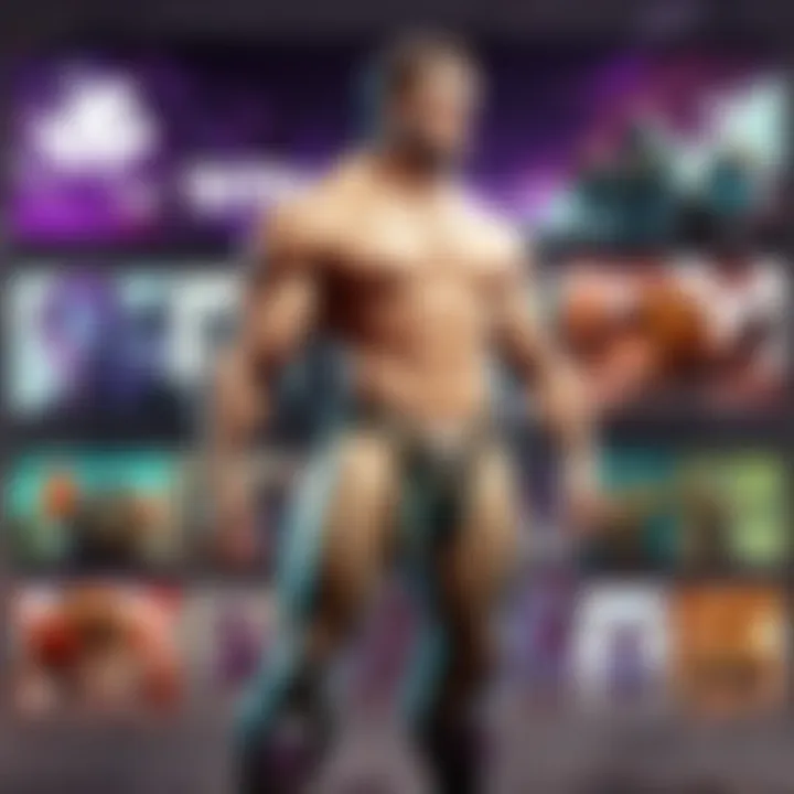 Illustration depicting a Twitch streamer's revenue streams