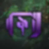 Illustration of Twitch Prime logo with a magnifying glass