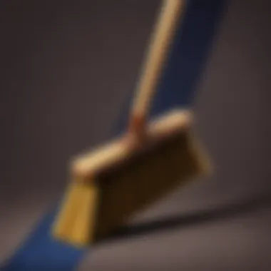 Elegant Broom with Precision Craftsmanship Elegant Broom with Precision Craftsmanship