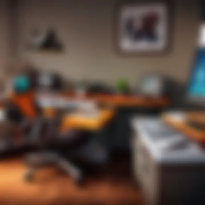 Stylish design office footrest for modern workspace