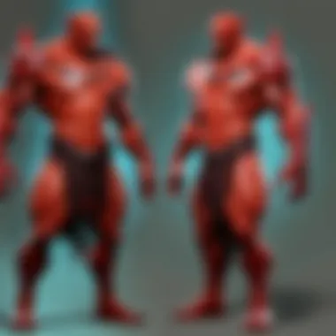 Visual analysis of Blood Build impact on game dynamics