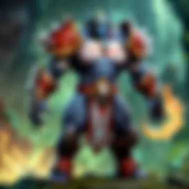 Exploring Unique Abilities of Dota Boss Characters Dota boss character showcasing unique abilities