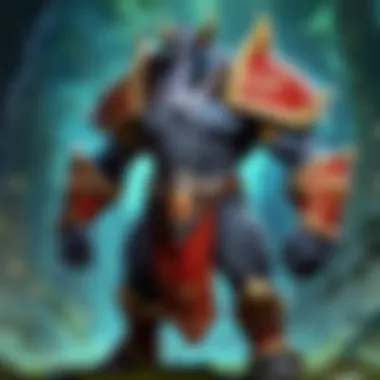 Strategic diagram showcasing synergies between different classes in Dota