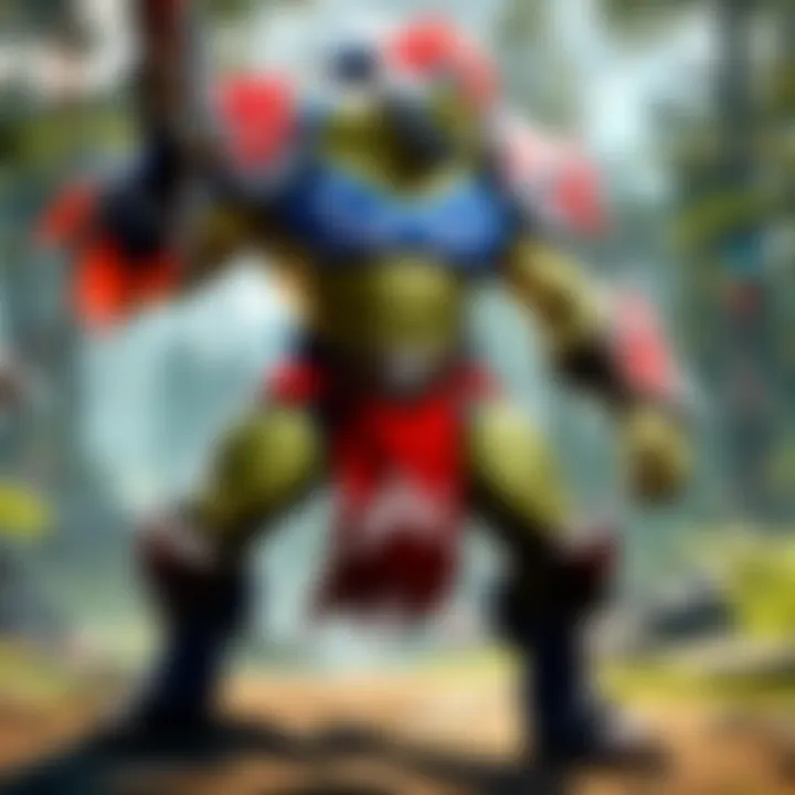 In-game interactions showcasing crossplay features