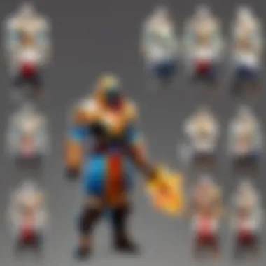 Illustration of different types of mage gear in Dota