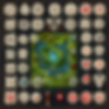 Design principles behind Dota map icons