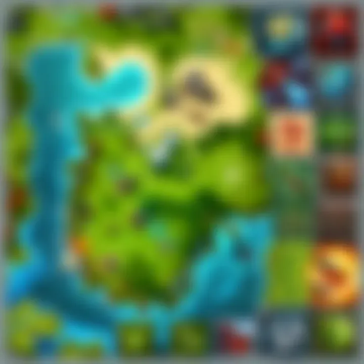 Functional overview of Dota map icons