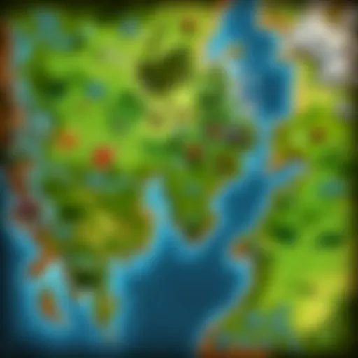 Map icon representations in Dota