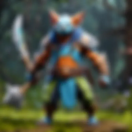 Meepo showcasing his unique clone mechanics