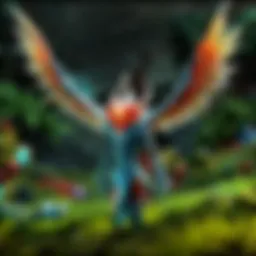 Diagram showing patch release timeline in Dota