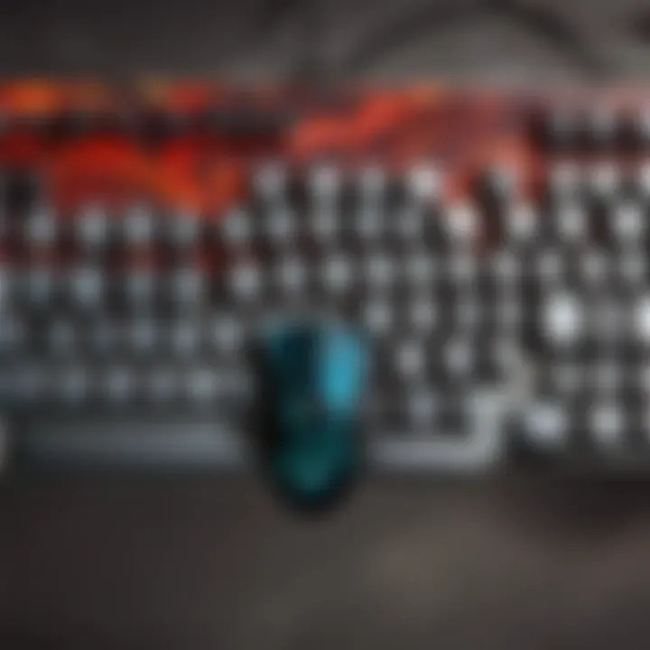 Ergonomic keyboard layout with shroud features