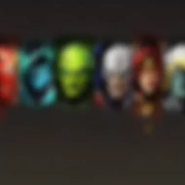 Comparison chart of different heroes utilizing Blink