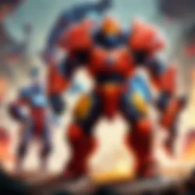 Team Dynamics Shaped by Explosive Performances Visual representation of team dynamics influenced by boom players